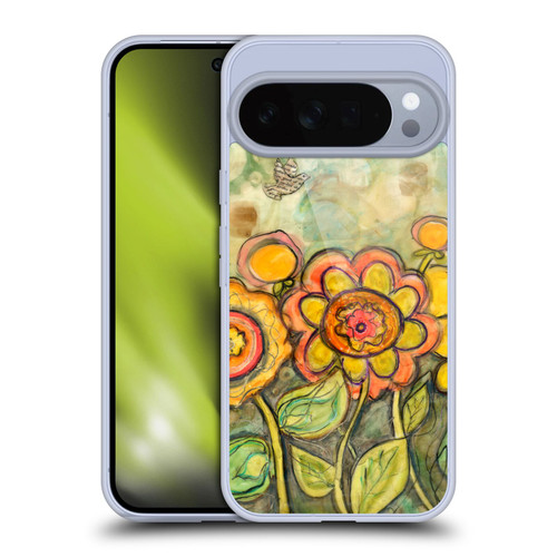 Wyanne Nature Orange and Yellow Flowers Soft Gel Case for Google Pixel 10 Pro XL