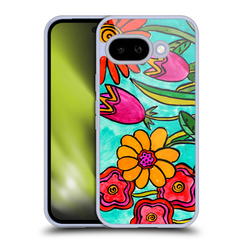 Wyanne Nature Funky Flowers Soft Gel Case for Google Pixel 9A