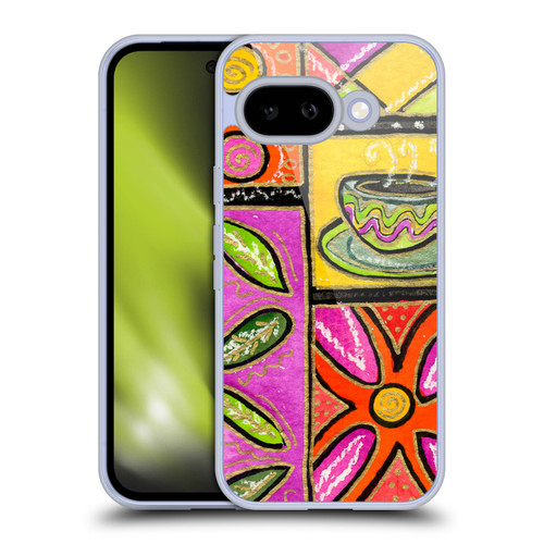 Wyanne Nature Happy Coffee & Flowers Soft Gel Case for Google Pixel 9A