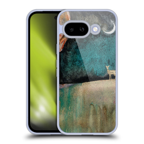 Wyanne Nature 2 Deer and Moon Soft Gel Case for Google Pixel 9A