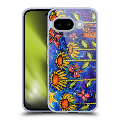 Wyanne Nature 2 Sundown Sunflowers Soft Gel Case for Google Pixel 9A