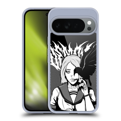 Zombie Makeout Club Art Crow Soft Gel Case for Google Pixel 10