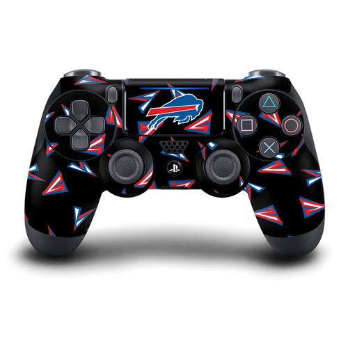 NFL Buffalo Bills Geometric Pattern Vinyl Sticker Skin Decal Cover for Sony DualShock 4 Controller