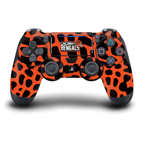 NFL Cincinnati Bengals Animal Print Vinyl Sticker Skin Decal Cover for Sony DualShock 4 Controller