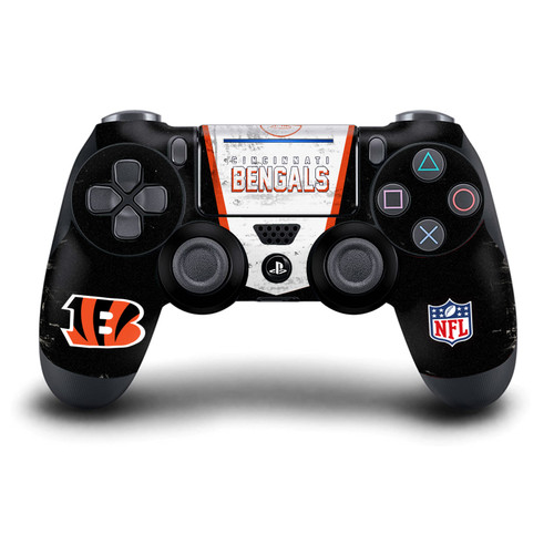 NFL Cincinnati Bengals Banner Vinyl Sticker Skin Decal Cover for Sony DualShock 4 Controller