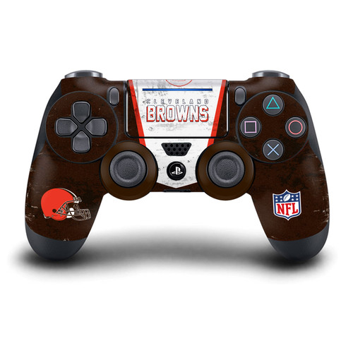 NFL Cleveland Browns Banner Vinyl Sticker Skin Decal Cover for Sony DualShock 4 Controller