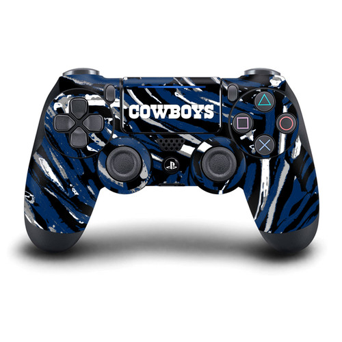 NFL Dallas Cowboys Abstract Brush Strokes Vinyl Sticker Skin Decal Cover for Sony DualShock 4 Controller