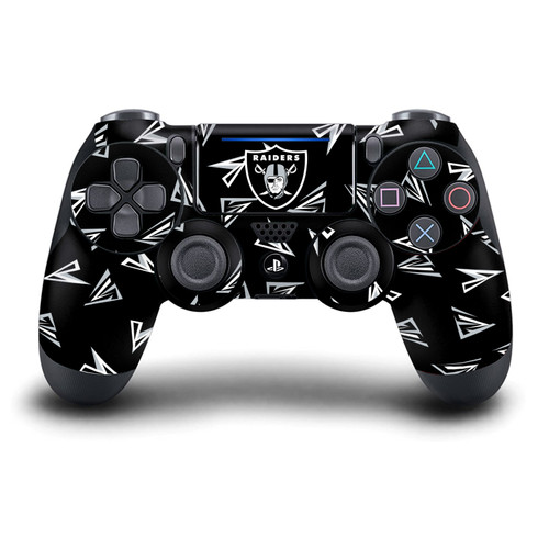 NFL Las Vegas Raiders Geometric Pattern Vinyl Sticker Skin Decal Cover for Sony DualShock 4 Controller