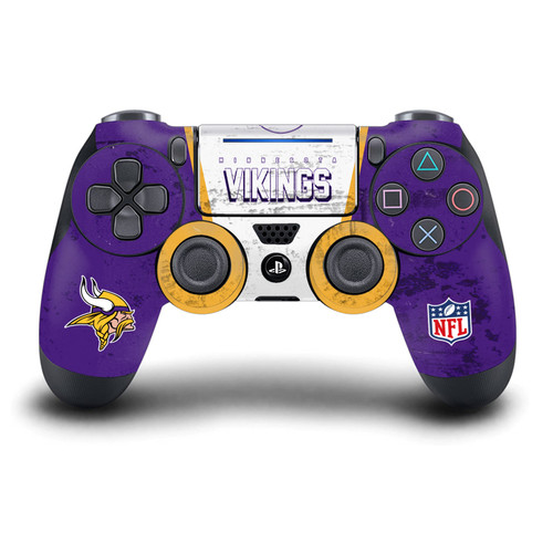 NFL Minnesota Vikings Banner Vinyl Sticker Skin Decal Cover for Sony DualShock 4 Controller