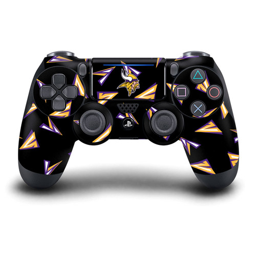 NFL Minnesota Vikings Geometric Pattern Vinyl Sticker Skin Decal Cover for Sony DualShock 4 Controller