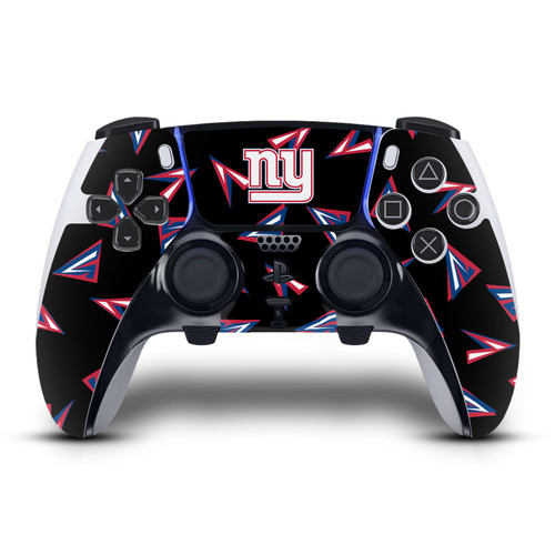 NFL New York Giants Geometric Pattern Vinyl Sticker Skin Decal Cover for Sony PS5 DualSense Edge Controller
