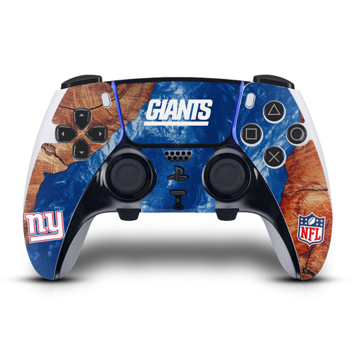 NFL New York Giants Wood & Resins Vinyl Sticker Skin Decal Cover for Sony PS5 DualSense Edge Controller