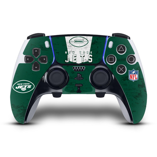 NFL New York Jets Banner Vinyl Sticker Skin Decal Cover for Sony PS5 DualSense Edge Controller