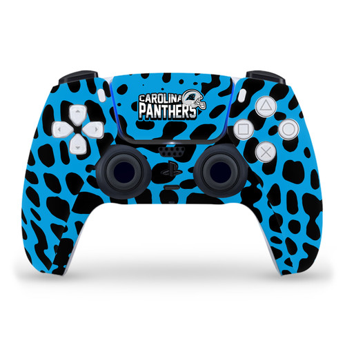 NFL Carolina Panthers Animal Print Vinyl Sticker Skin Decal Cover for Sony PS5 Sony DualSense Controller