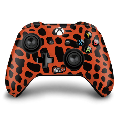 NFL Cincinnati Bengals Animal Print Vinyl Sticker Skin Decal Cover for Microsoft Xbox One S / X Controller