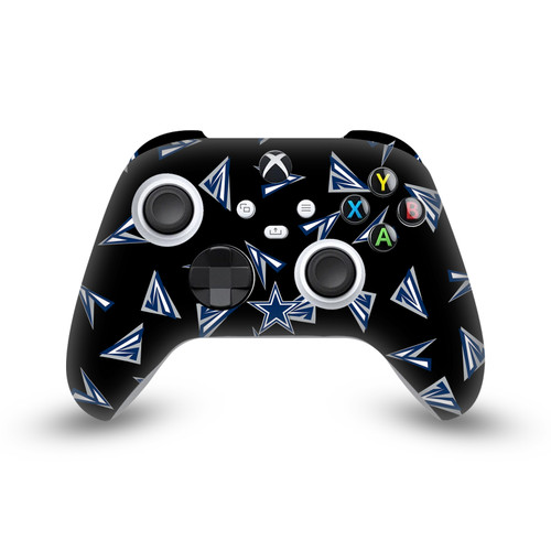 NFL Dallas Cowboys Geometric Pattern Vinyl Sticker Skin Decal Cover for Microsoft Xbox Series X / Series S Controller
