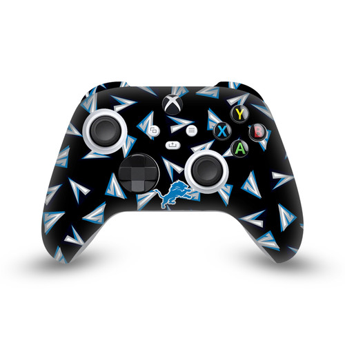 NFL Detroit Lions Geometric Pattern Vinyl Sticker Skin Decal Cover for Microsoft Xbox Series X / Series S Controller