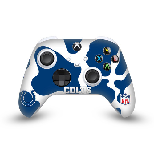 NFL Indianapolis Colts Cow Vinyl Sticker Skin Decal Cover for Microsoft Xbox Series X / Series S Controller