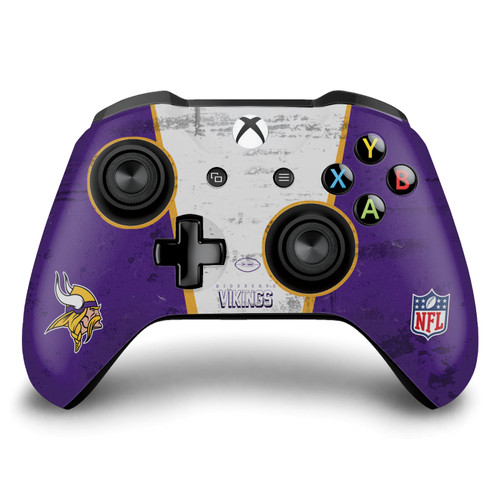 NFL Minnesota Vikings Banner Vinyl Sticker Skin Decal Cover for Microsoft Xbox One S / X Controller