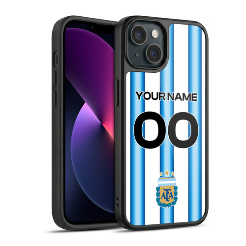 Custom Customized Argentina National Football Team 2026 Crest Kit Home Gel Armour Case For Apple iPhone 13