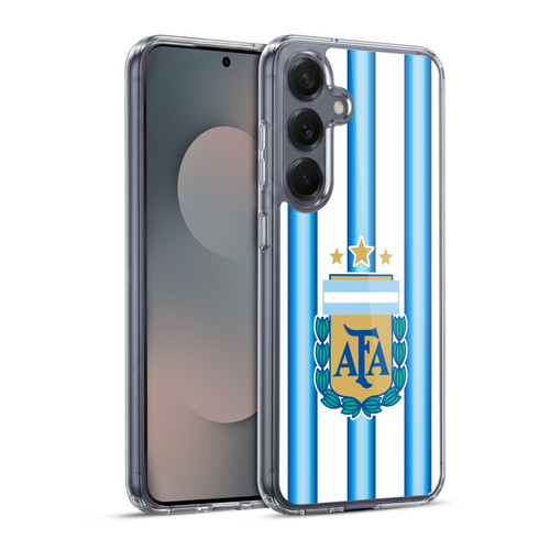 Argentina National Football Team 2026 Crest Kit Home Soft Gel Case for Samsung Galaxy S25+ & MagSafe