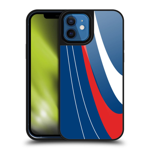 Ameritech Graphics Red And White Swirl Gel Armour Case For Apple iPhone 12 / iPhone 12 Pro
