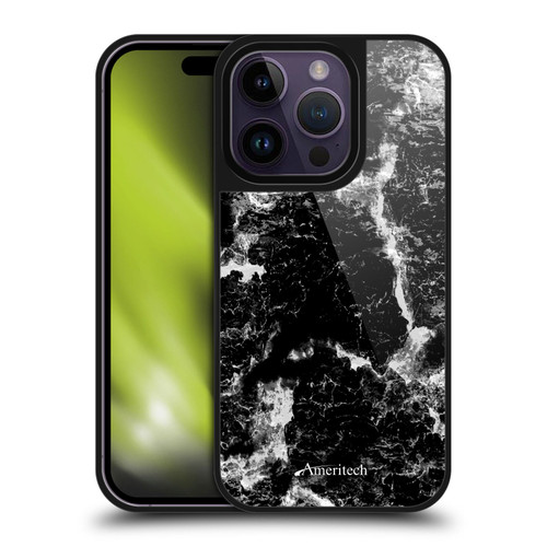 Ameritech Graphics Black Marble Gel Armour Case For Apple iPhone 14 Pro