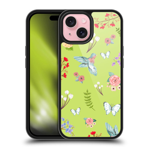 Ameritech Graphics Floral Gel Armour Case For Apple iPhone 15