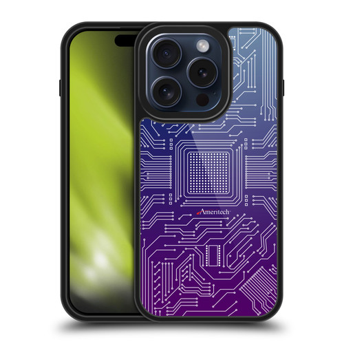 Ameritech Graphics Circuit Board Gel Armour Case For Apple iPhone 15 Pro