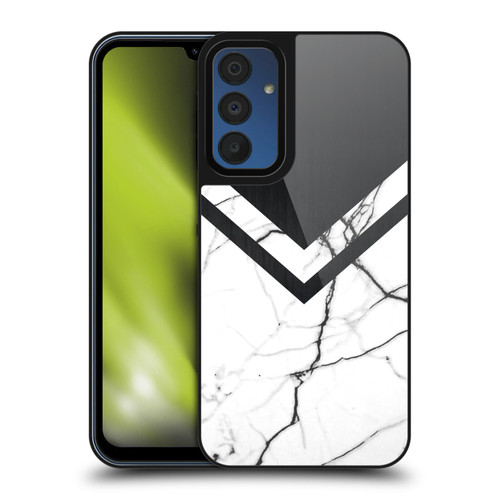 Alyn Spiller Marble Half Cut Gel Armour Case For Samsung Galaxy A15