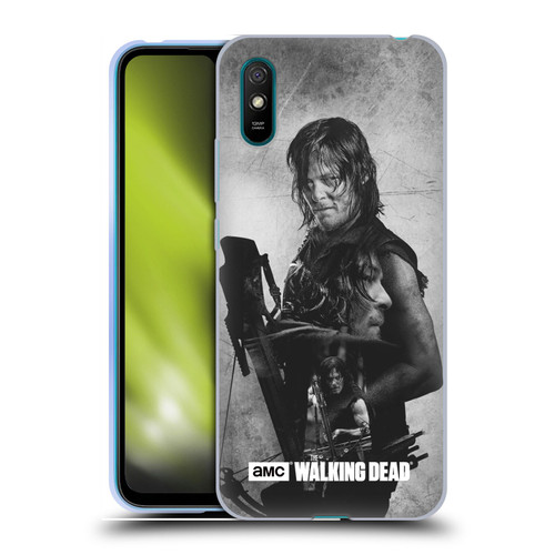 AMC The Walking Dead Double Exposure Daryl Soft Gel Case for Xiaomi Redmi 9A / Redmi 9AT
