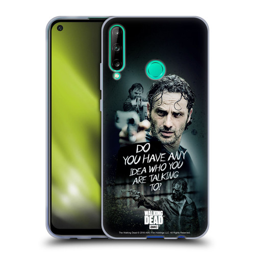 AMC The Walking Dead Rick Grimes Legacy Question Soft Gel Case for Huawei P40 lite E