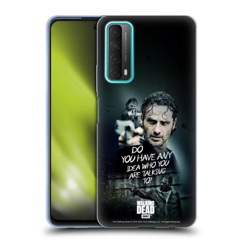 AMC The Walking Dead Rick Grimes Legacy Question Soft Gel Case for Huawei P Smart (2021)