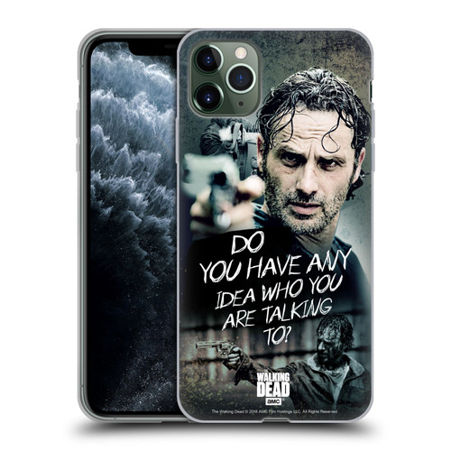 AMC The Walking Dead Rick Grimes Legacy Question Soft Gel Case for Apple iPhone 11 Pro Max