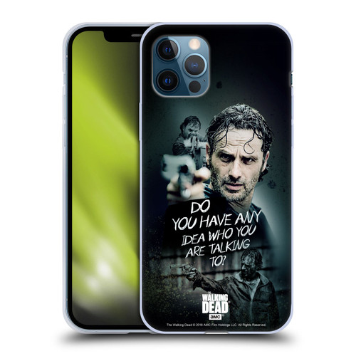 AMC The Walking Dead Rick Grimes Legacy Question Soft Gel Case for Apple iPhone 12 / iPhone 12 Pro