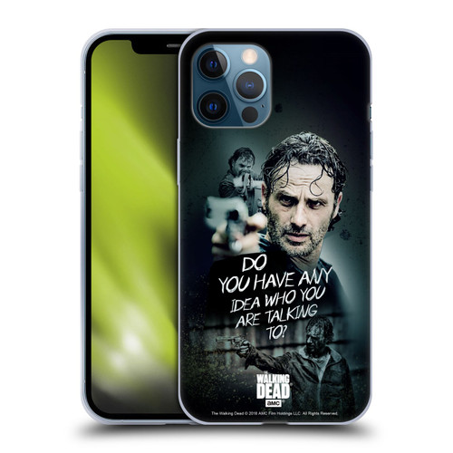 AMC The Walking Dead Rick Grimes Legacy Question Soft Gel Case for Apple iPhone 12 Pro Max