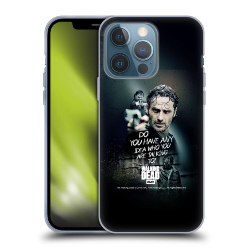 AMC The Walking Dead Rick Grimes Legacy Question Soft Gel Case for Apple iPhone 13 Pro