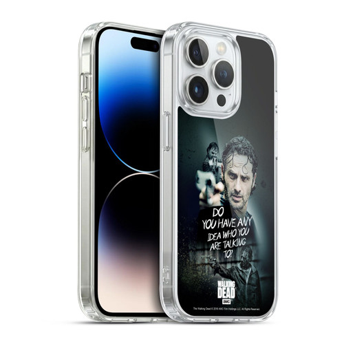 AMC The Walking Dead Rick Grimes Legacy Question Soft Gel Case for Apple iPhone 14 Pro & MagSafe