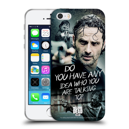 AMC The Walking Dead Rick Grimes Legacy Question Soft Gel Case for Apple iPhone 5 / 5s / iPhone SE 2016