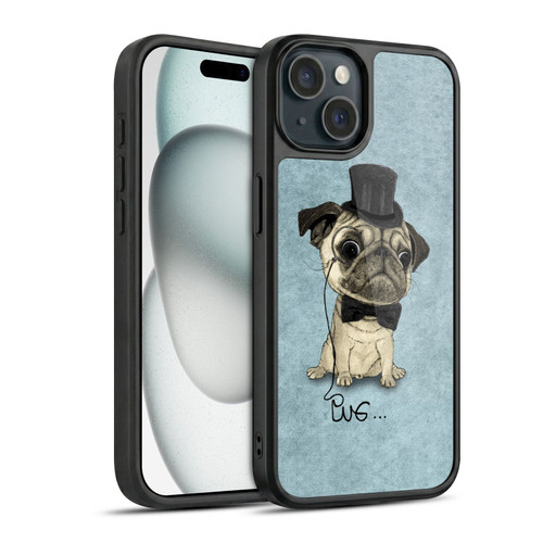 Barruf Dogs Gentle Pug Gel Armour Case For Apple iPhone 15