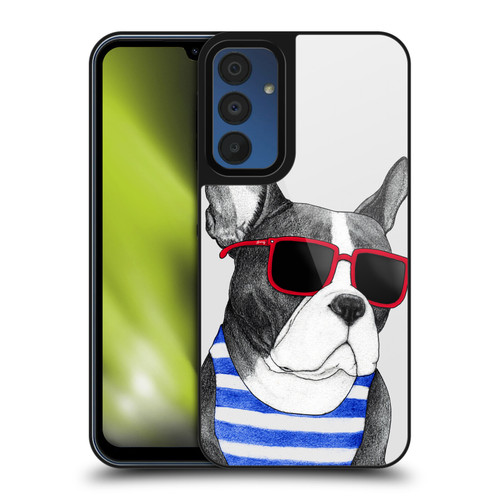 Barruf Dogs Frenchie Summer Style Gel Armour Case For Samsung Galaxy A15