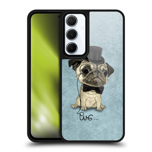 Barruf Dogs Gentle Pug Gel Armour Case For Samsung Galaxy A55 5G