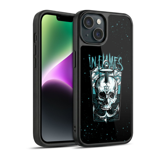In Flames Metal Grunge Anchor Skull Gel Armour Case For Apple iPhone 14