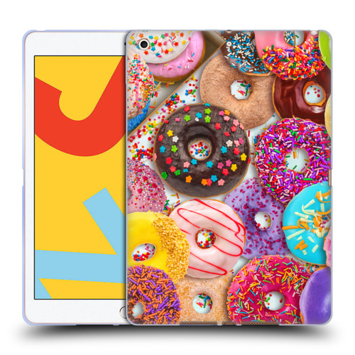 Aimee Stewart Colourful Sweets Donut Noms Soft Gel Case for Apple iPad 10.2 2019/2020/2021