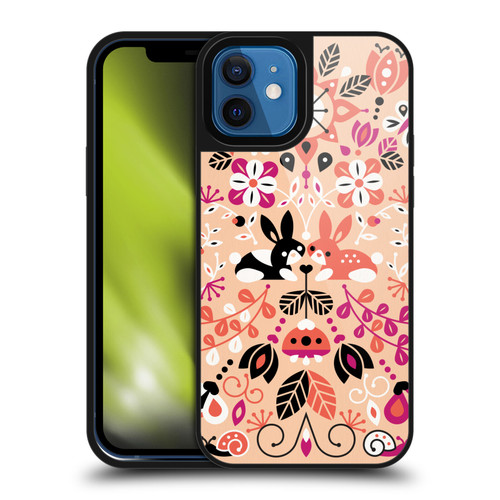 Cat Coquillette Animals Bunny Lovers Gel Armour Case For Apple iPhone 12 / iPhone 12 Pro