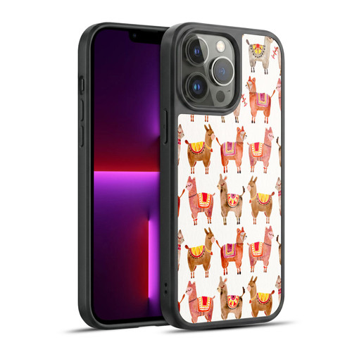 Cat Coquillette Animals Alpacas Gel Armour Case For Apple iPhone 13 Pro Max