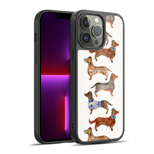 Cat Coquillette Animals Dachshunds Gel Armour Case For Apple iPhone 13 Pro Max