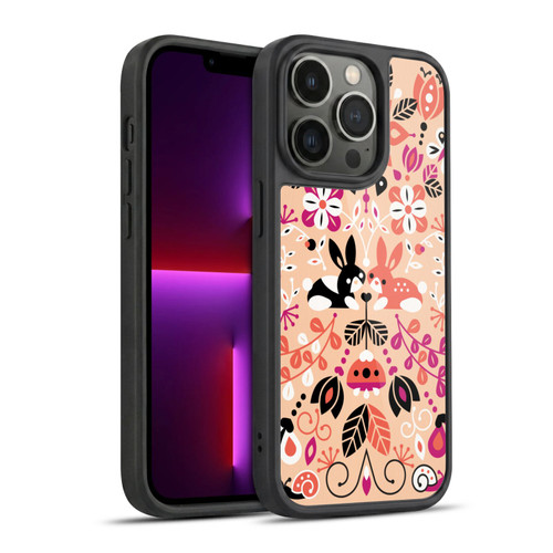 Cat Coquillette Animals Bunny Lovers Gel Armour Case For Apple iPhone 13 Pro