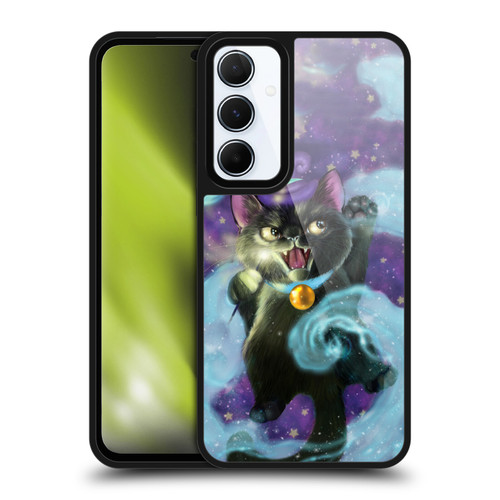 Ash Evans Black Cats Magic Witch Gel Armour Case For Samsung Galaxy A55 5G