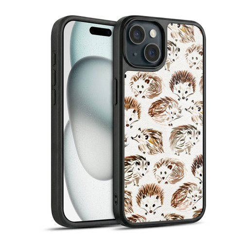 Cat Coquillette Animals Hedgehogs Gel Armour Case For Apple iPhone 15
